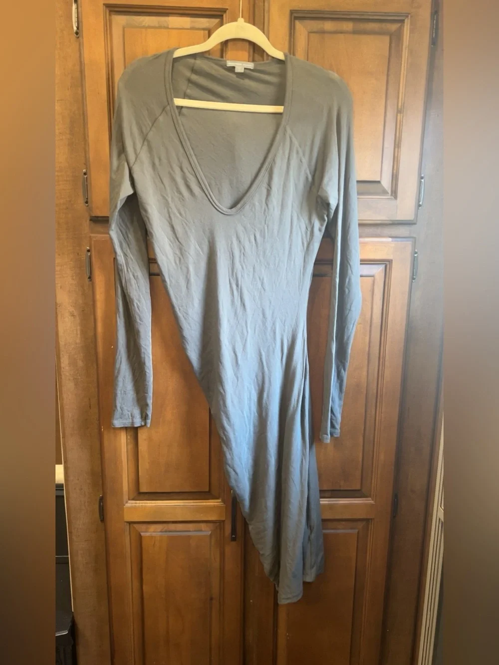 James Perse Asymmetric body cone midi dress size 4 - Picture 3 of 5